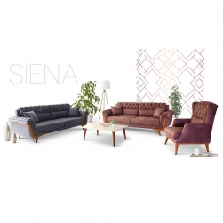 Bộ sofa phòng khách GD86 - Siena sofa chất liệu da