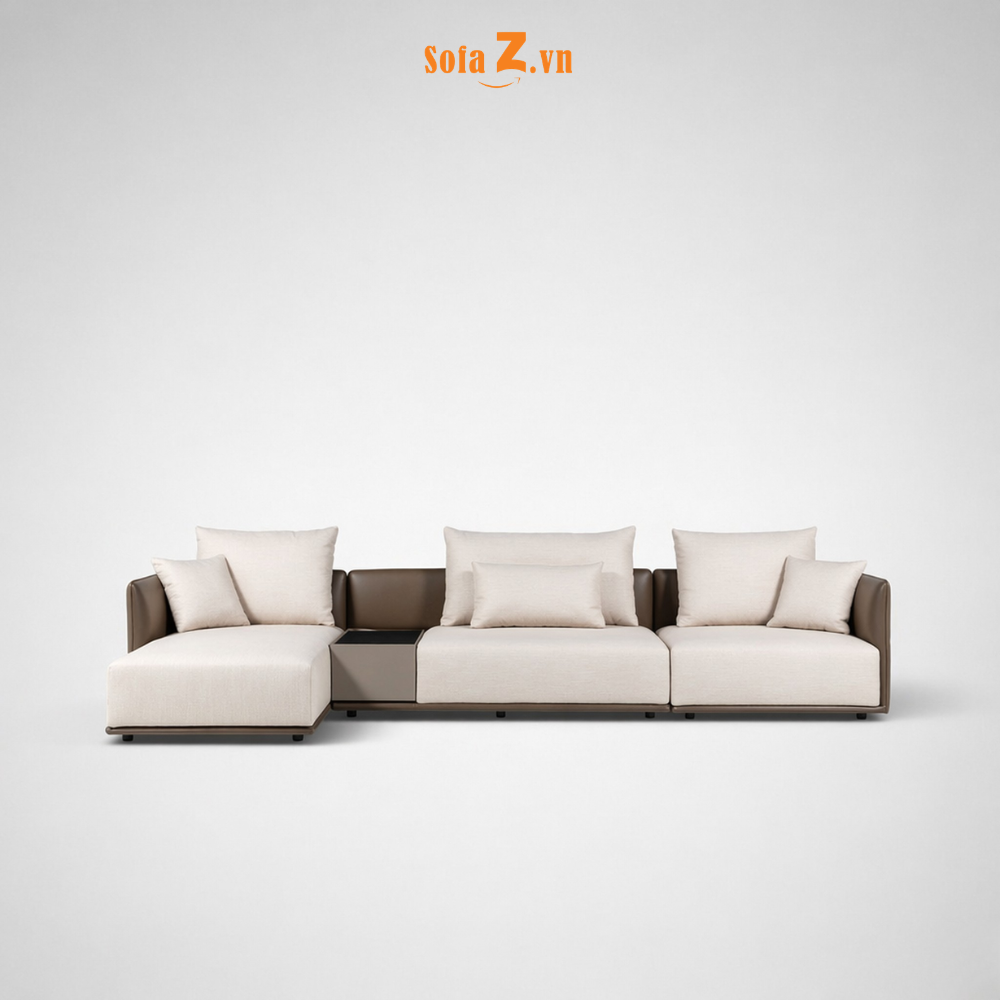 GD1074 - SOFA GÓC FERRO - SỰ GIAO THOA GIỮA CẤU TRÚC MẠNH MẼ VÀ SỰ ÊM ÁI THƯỢNG HẠNG