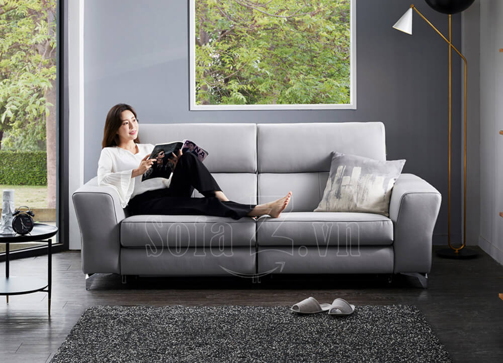 sofa phong khach dien tich nho 4  - Kinh nghiệm chọn sofa phòng khách cho diện tích nhỏ