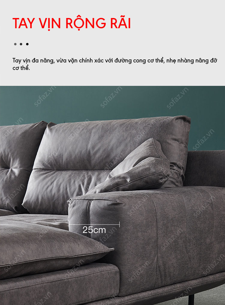 Sofa phòng khách GD537 - Sofa góc Dilan