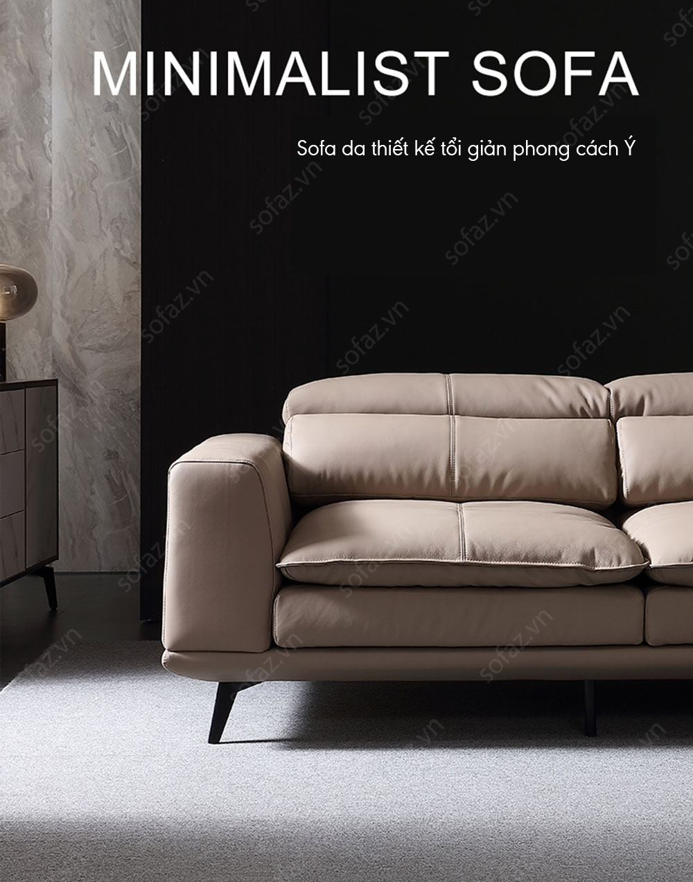 Sofa phòng khách GD534 - Sofa góc Minimalist