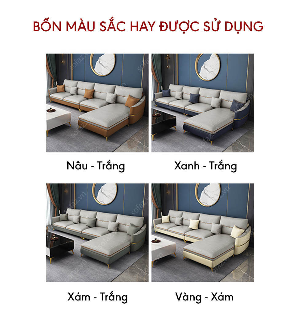Sofa phòng khách GD532 - Sofa góc Newyouth