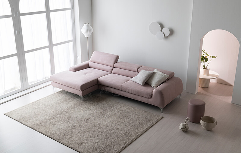 Sofa phòng khách GD489 - Sofa góc Flat