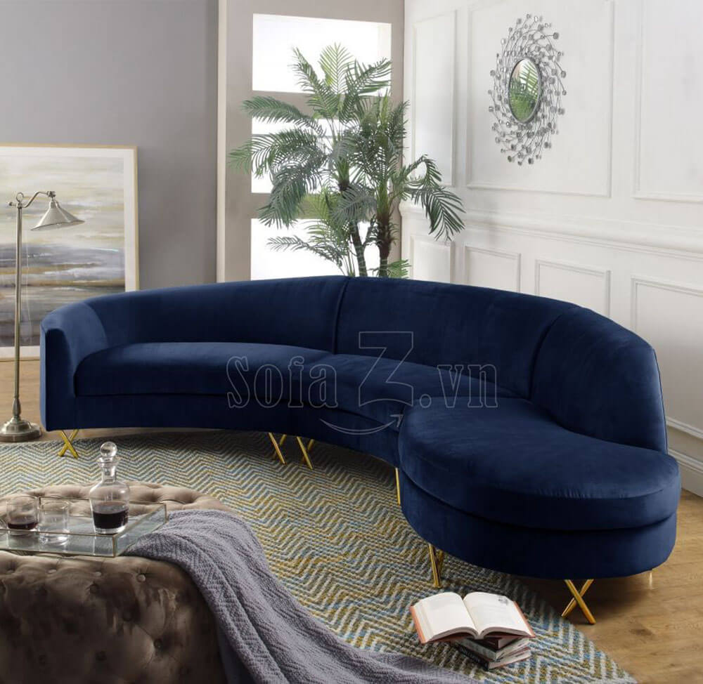 Sofa phòng khách SFC01 - Sofa cong Serpentine
