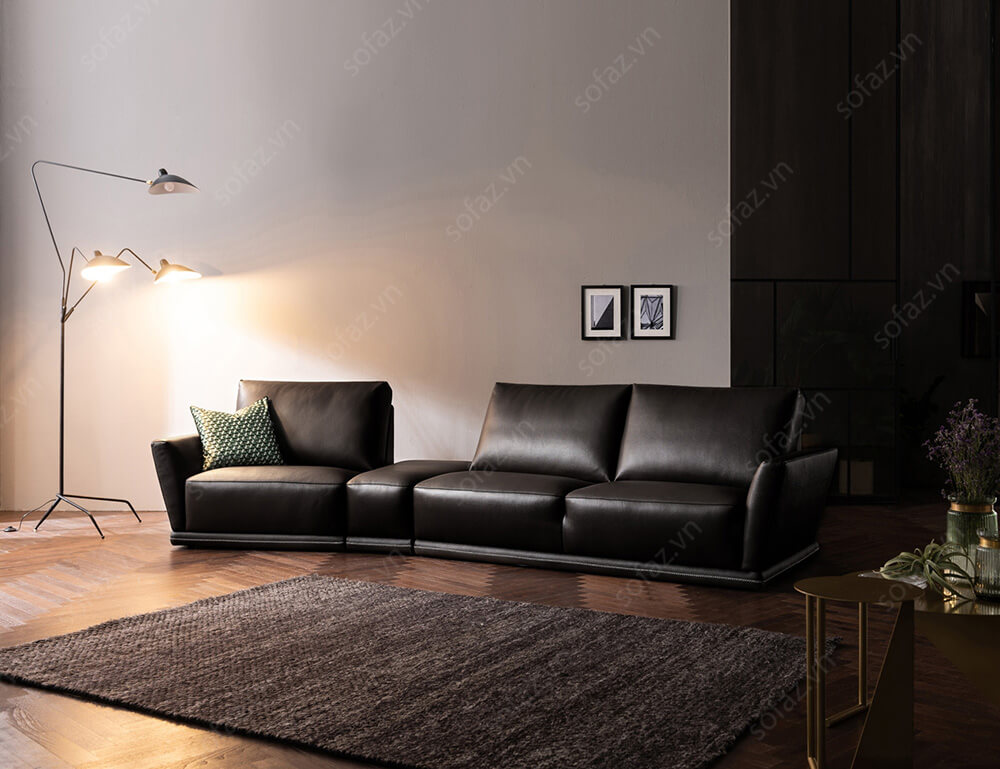 Sofa da phòng khách GD564 – Sofa văng Bucheron