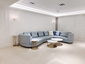 Ghế sofa góc da phòng khách hiện đại - AT86