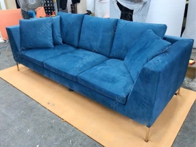 Sofa văng 3 chỗ ngồi chất liệu nỉ hiện đại - AT85