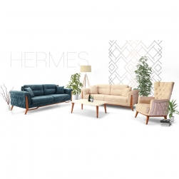Bộ sofa phòng khách GD87 - Hermes sofa chất liệu nỉ