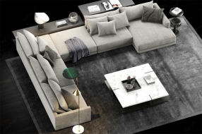 Sofa góc hiện đại GD46 với chất liệu vải cao cấp