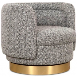 Sofa đơn hiện đại GD90  - Ghế Chubby chất liệu vải