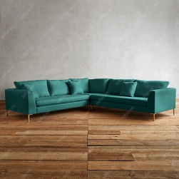 Sofa góc phòng khách GD297 đơn giản, hiện đại