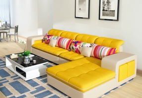Sofa vải giá rẻ GD21 đơn giản, thanh lịch