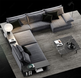 Sofa góc hiện đại GD45 với chất liệu vải cao cấp