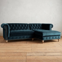 Sofa góc Tân cổ điển GD36 cho phòng khách nhỏ