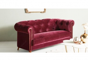 Ghế sofa phòng khách GD61 - Ghế sofa văng đôi cổ điển, lãng mạn