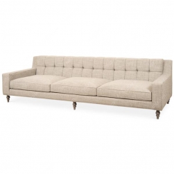 Sofa văng 3 chỗ ngồi GD76 - Sofa Santiago hiện đại chất liệu vải Linen