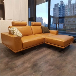 GHẾ SOFA GÓC BỌC DA CAO CẤP - AT22