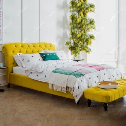 Sofa phòng ngủ PN17 - Giường ngủ bọc nỉ Bedframe Windsor