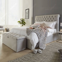 Sofa phòng ngủ PN20 - Giường ngủ bọc nỉ Asti