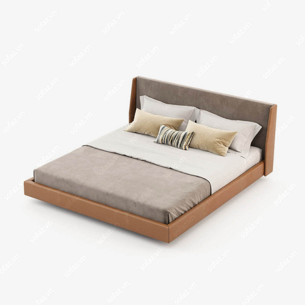 Sofa phòng ngủ PN25 - Giường ngủ bọc vải Miranda