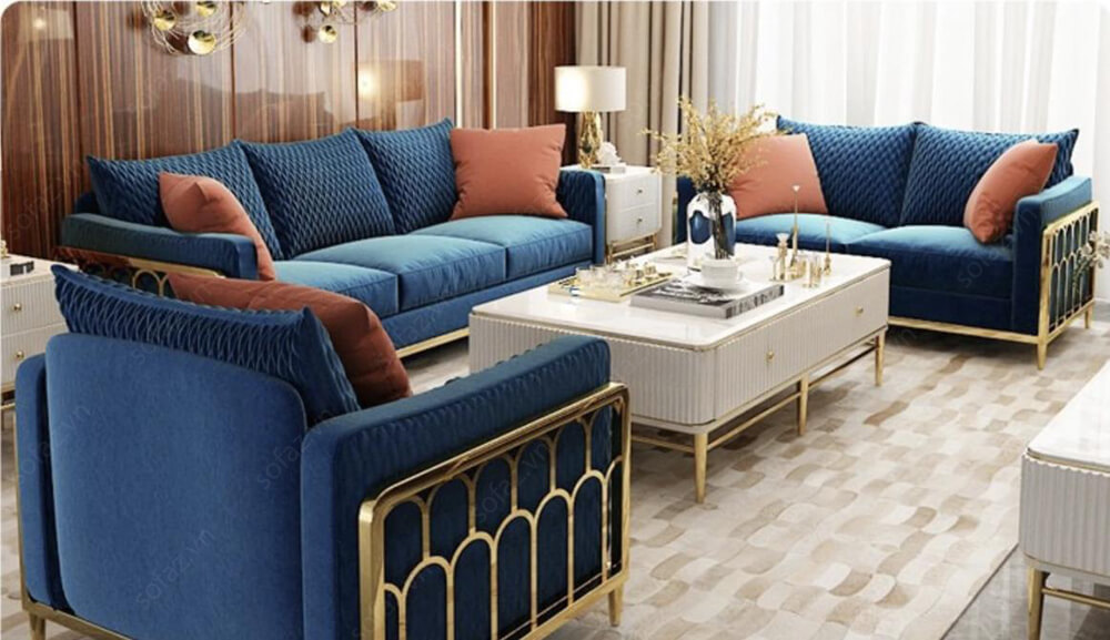 Bộ sofa phòng khách GD441 - Bộ sofa Luxi